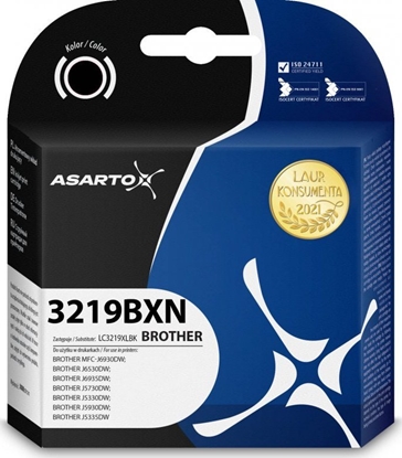 Picture of Tusz Asarto Tusz Asarto do Brother 3219BXN | LC3219XLBK | 3000 str. | black