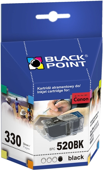 Picture of Tusz Black Point tusz BPC 520 BK (PGI-520BK) Black