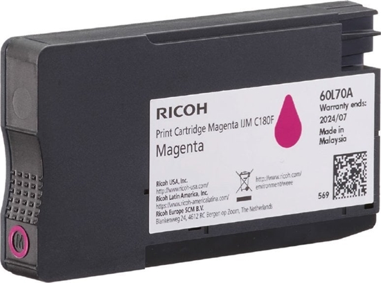 Изображение Tusz Ricoh Ricoh Ink 408519 / C180M Magenta