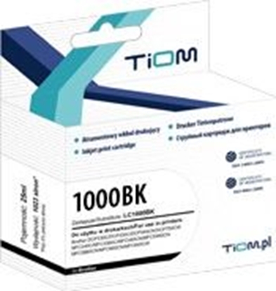 Изображение Tusz Tiom Tusz Tiom do Brother LC1000BK | DCP130C/MFC240C | black