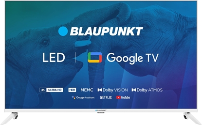 Picture of TV 43" Blaupunkt 43UBG6010S 4K Ultra HD LED, GoogleTV, Dolby Atmos, WiFi 2,4-5GHz, BT, balta