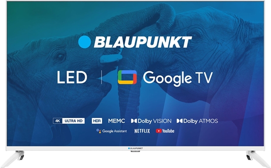 Изображение TV 43" Blaupunkt 43UBG6010S 4K Ultra HD LED, GoogleTV, Dolby Atmos, WiFi 2,4-5GHz, BT, balta