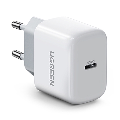 Изображение UGREEN Mini USB-C 20W PD Wall Charger EU White