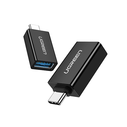 Attēls no UGREEN USB-C to USB 3.0 A Female Adapter Black