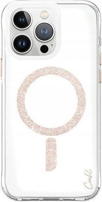 Picture of Uniq UNIQ etui Coehl Glace iPhone 15 Pro 6.1" Magnetic Charging różowo-złoty/rose gold