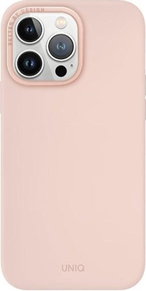 Attēls no Uniq UNIQ etui Lino Hue iPhone 15 Pro Max 6.7" Magclick Charging różowy/blush pink