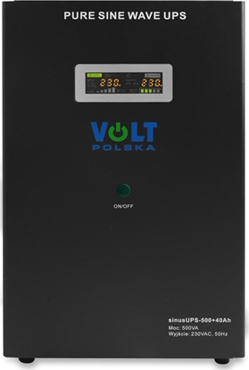 Picture of UPS Volt Zasilacz awaryjny SINUS UPS 500 + 40Ah (300/500W)