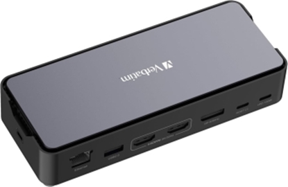 Picture of USB centrmezgls Verbatim USB-C Pro Docking Station 15 in 1 with 256 GB SSD