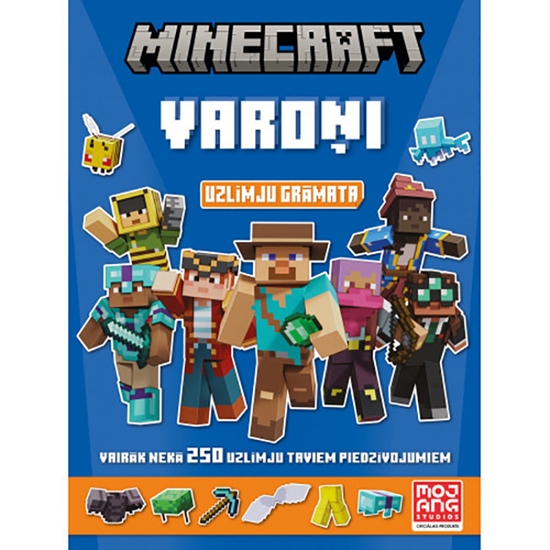 Изображение Uzdevumu grāmata Minecraft Uzlīmes