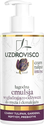 Picture of Uzdrovisco Czarny Tulipan Intense Łagodna emulsja wygładzająco-odżywcza do mycia i demakijażu 150ml