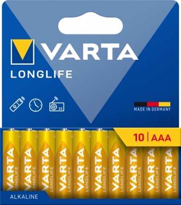 Attēls no Varta Batterie LONGLIFE  AAA NEU    10St.