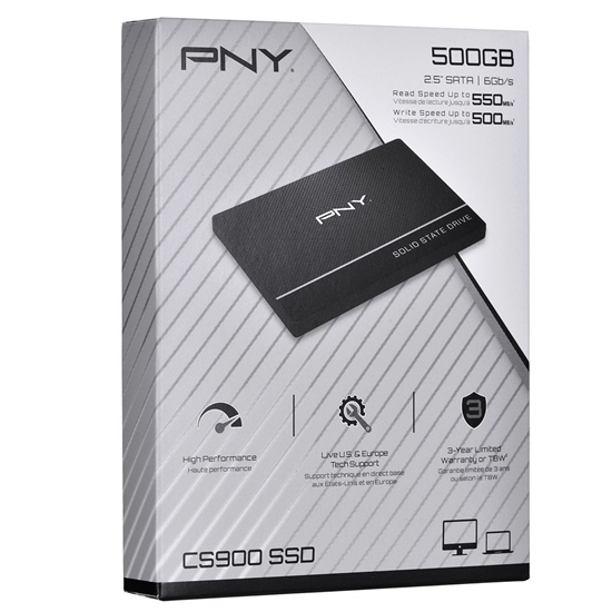 Picture of Vidinis kietasis diskas SSD PNY Technologies SSD7CS900-500-RB