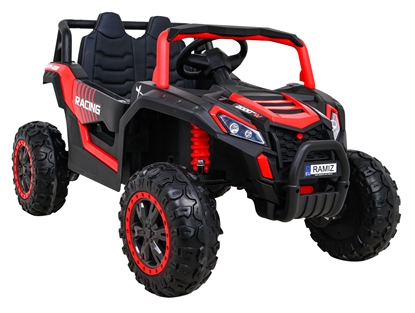 Изображение Vienvietis elektromobilis Buggy UTV 2000M Racing, raudonas