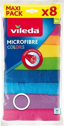 Изображение Vileda Microfiber cloth color 8 pcs.