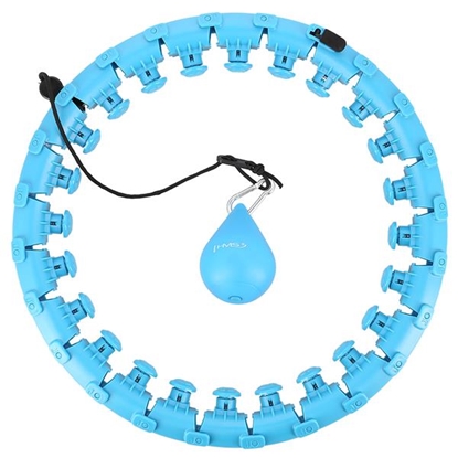 Attēls no Vingrošanas aplis HHW01 BLUE HULA HOOP WITH WEIGHT HMS