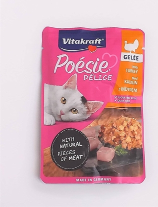 Attēls no Vitakraft Poesie Indyk w galaretce 85g