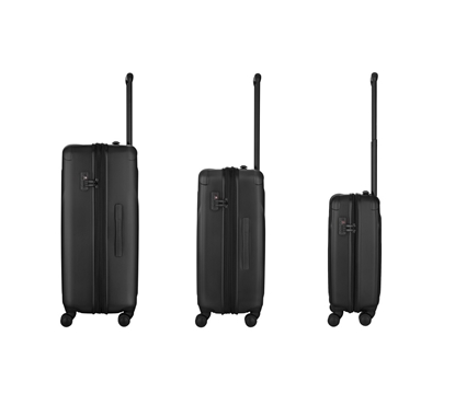 Attēls no WENGER ORYSON HARDSIDE CASES 3pc Set S-M-L, Black