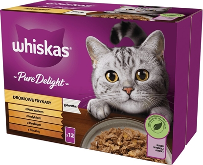 Изображение Whiskas Whiskas Sasz Potr Pure Delight Drób 12x85g