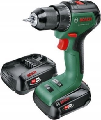 Attēls no Wiertarko-wkrętarka Bosch Bosch cordless drill/driver UniversalDrill 18V-60 (green/black, 2x Li-ion batteries 2.0Ah, case, POWER FOR ALL ALLIANCE)