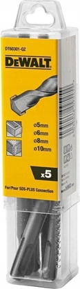 Picture of Wiertło Dewalt do betonu SDS+ 5 6 10 8mm 5szt. (DT60301-QZ)