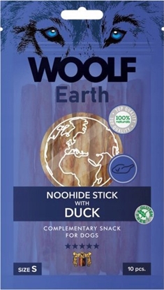 Изображение WOOLF  Woolf Earth Noohide Stick Duck Przysmak Dla Psa Kaczka Rozmiar S 85 g