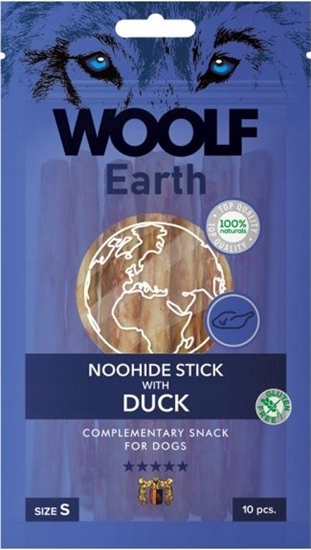 Picture of WOOLF  Woolf Earth Noohide Stick Duck Przysmak Dla Psa Kaczka Rozmiar S 85 g