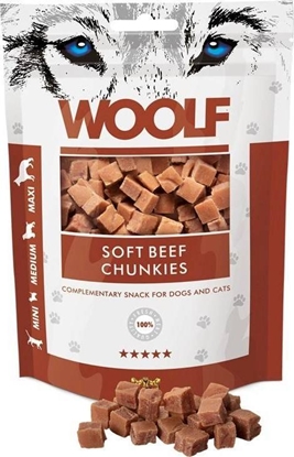 Изображение WOOLF  Woolf Przysmak Pies Soft Beef Chunkies, 100g