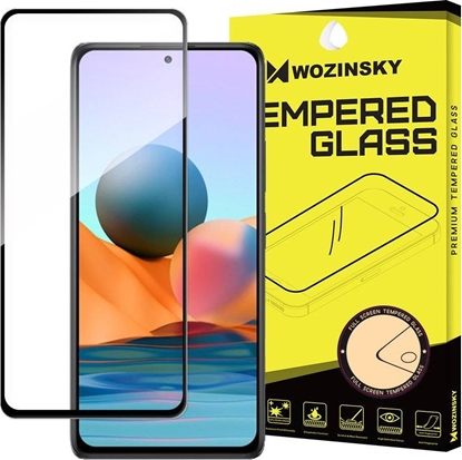 Изображение Wozinsky Wozinsky super wytrzymałe szkło hartowane Full Glue na cały ekran z ramką Case Friendly Xiaomi Redmi Note 10 Pro czarny