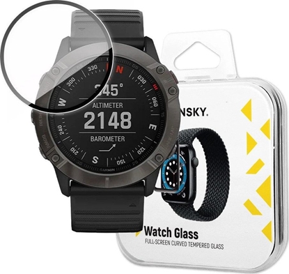 Изображение Wozinsky Wozinsky Watch Glass hybrydowe szkło do Garmin Fenix 6 Pro czarny