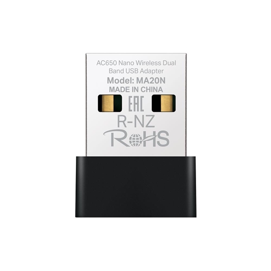 Изображение WRL ADAPTER 650MBPS USB NANO/MA20N MERCUSYS