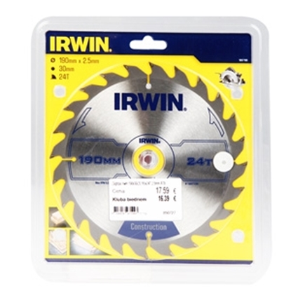 Изображение Zāģripa Irwin 190x30(20,16)x24T 2,5mm ATB