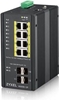 Изображение Zyxel RGS200-12P Managed L2 Gigabit Ethernet (10/100/1000) Power over Ethernet (PoE) Black