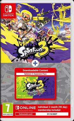 Attēls no Žaidimas NINTENDO Switch Splatoon 3 + Expass NSO 3M