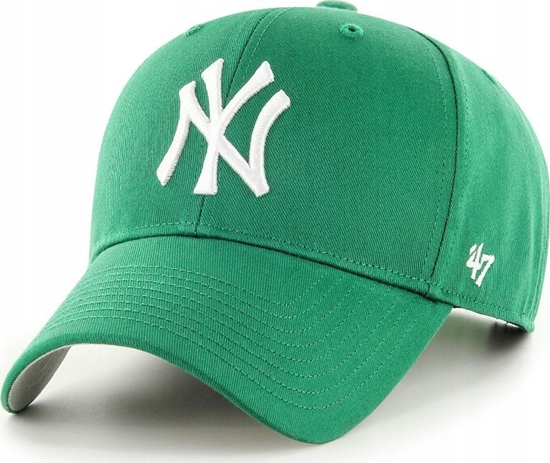 Picture of 47brand 47 Brand MLB New York Yankees Kids Cap B-RAC17CTP-KY Zielone One size