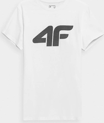 Picture of 4f T-shirt 4F Koszulka męska z nadrukiem BIAŁA XXL