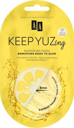 Изображение AA AA Keep Yuzing ekspresowa maska bankietowa ready to glow 7ml