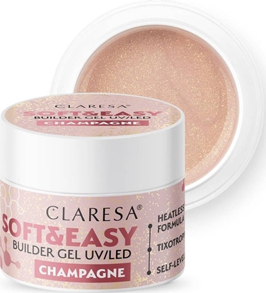 Attēls no Activeshop Żel budujący Soft&Easy Gel Champagne 12g