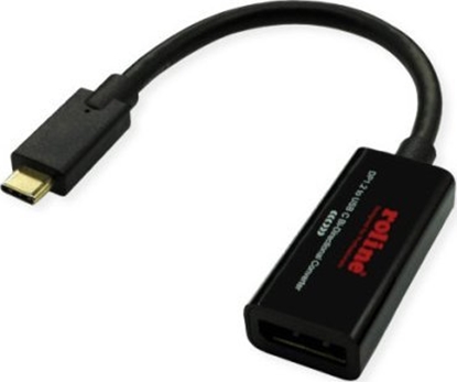 Изображение Adapter AV TRITON ROLINE USB typu C - DisplayPort, v1.2, dwukierunkowy adapter kablowy, M/F, 0,2 m