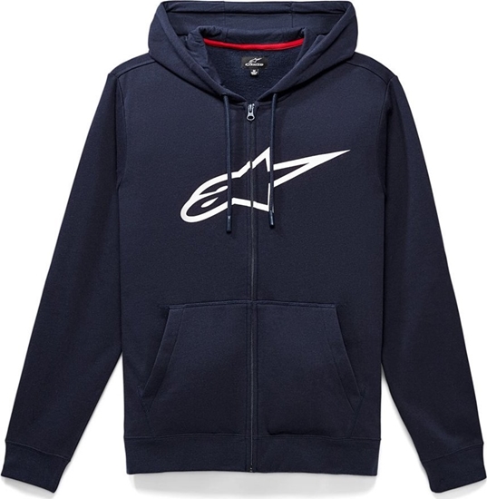 Picture of Alpinestars Bluza z kapturem ALPINESTARS AGELESS II ZIP HOODIE, Nav/White Rozmiar: M