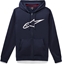 Attēls no Alpinestars Bluza z kapturem ALPINESTARS AGELESS II ZIP HOODIE, Nav/White Rozmiar: M