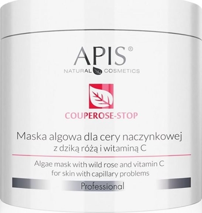 Attēls no APIS APIS Couperose-Stop Algae Mask maska algowa dla cery naczynkowej z dziką różą i witaminą C 200g