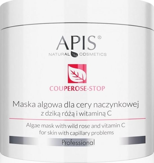 Picture of APIS APIS Couperose-Stop Algae Mask maska algowa dla cery naczynkowej z dziką różą i witaminą C 200g