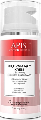 Attēls no Apis Cranberry Vitality ujędrniający krem do twarzy z żurawiną dla każdego rodzaju cery 100ml