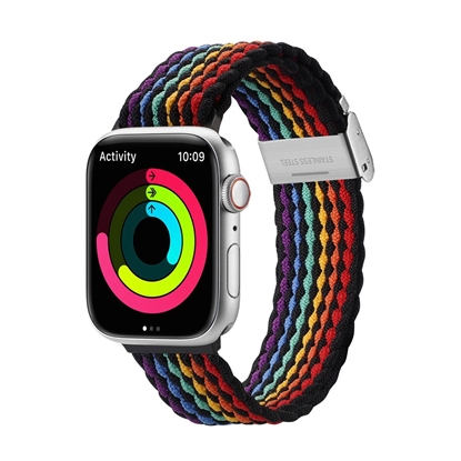 Изображение Apyrankė Dux Ducis Mixture II Series Apple Watch 42/44/45/49mm Dark Stripes