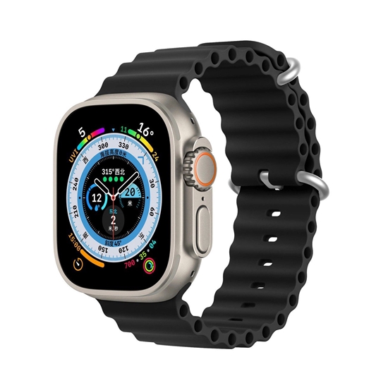 Picture of Apyrankė Dux Ducis OceanWave Series Apple Watch 42/44/45/49mm Black