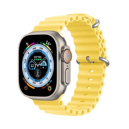 Изображение Apyrankė Dux Ducis OceanWave Series Apple Watch 42/44/45/49mm Yellow