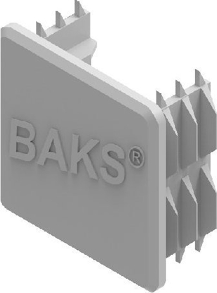 Picture of Baks Nakładka ochronna profilu aluminiowego NOWPAL40x40SR srebrna RAL9006