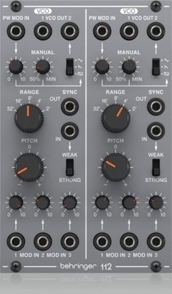 Attēls no Behringer Behringer 112 DUAL VCO Moduł syntezatora modularnego