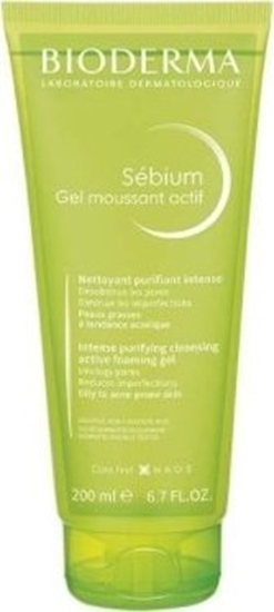 Picture of Bioderma Sebium Gel Moussant Actif Aktywny Żel Oczyszczający Do Skóry Tłustej I Skłonnej Do Trądziku 200 ml