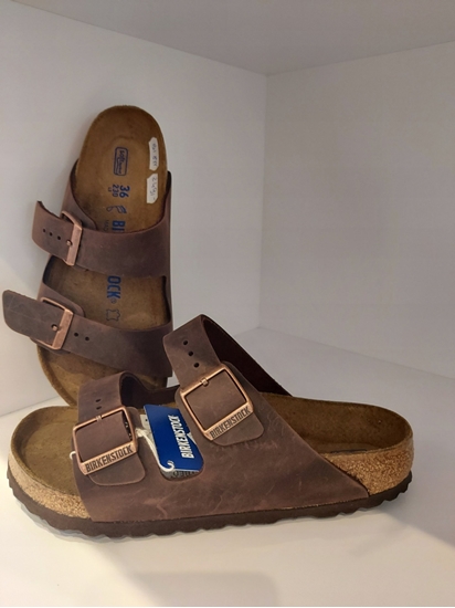 Изображение Birkenstock Birkenstock Arizona FL WB Habana 452761 Brązowe 36